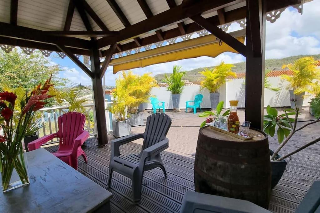Villa Nautilia, Vue Mer, Proche Plage Les Trois-Ilets Exterior foto